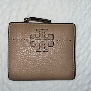Taupe Tory Burch Wallet
